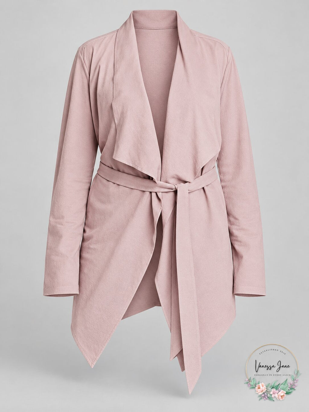 Bagatelle Womens Plus Open Front Wrap Cardigan